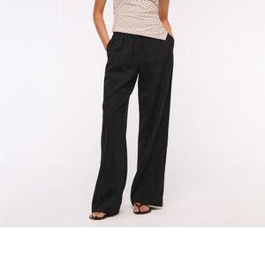 Black Wide-Leg Women's Linen Pants- Brand New NEVER WORN!